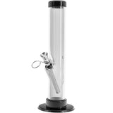 JM Enterprises 6-9-12" Acrylic Straight Tube Bong - 1.5" Tube Diameter - Multiple Colors