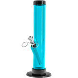JM Enterprises 6-9-12" Acrylic Straight Tube Bong - 1.5" Tube Diameter - Multiple Colors