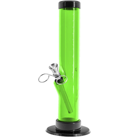 JM Enterprises 6-9-12" Acrylic Straight Tube Bong - 1.5" Tube Diameter - Multiple Colors