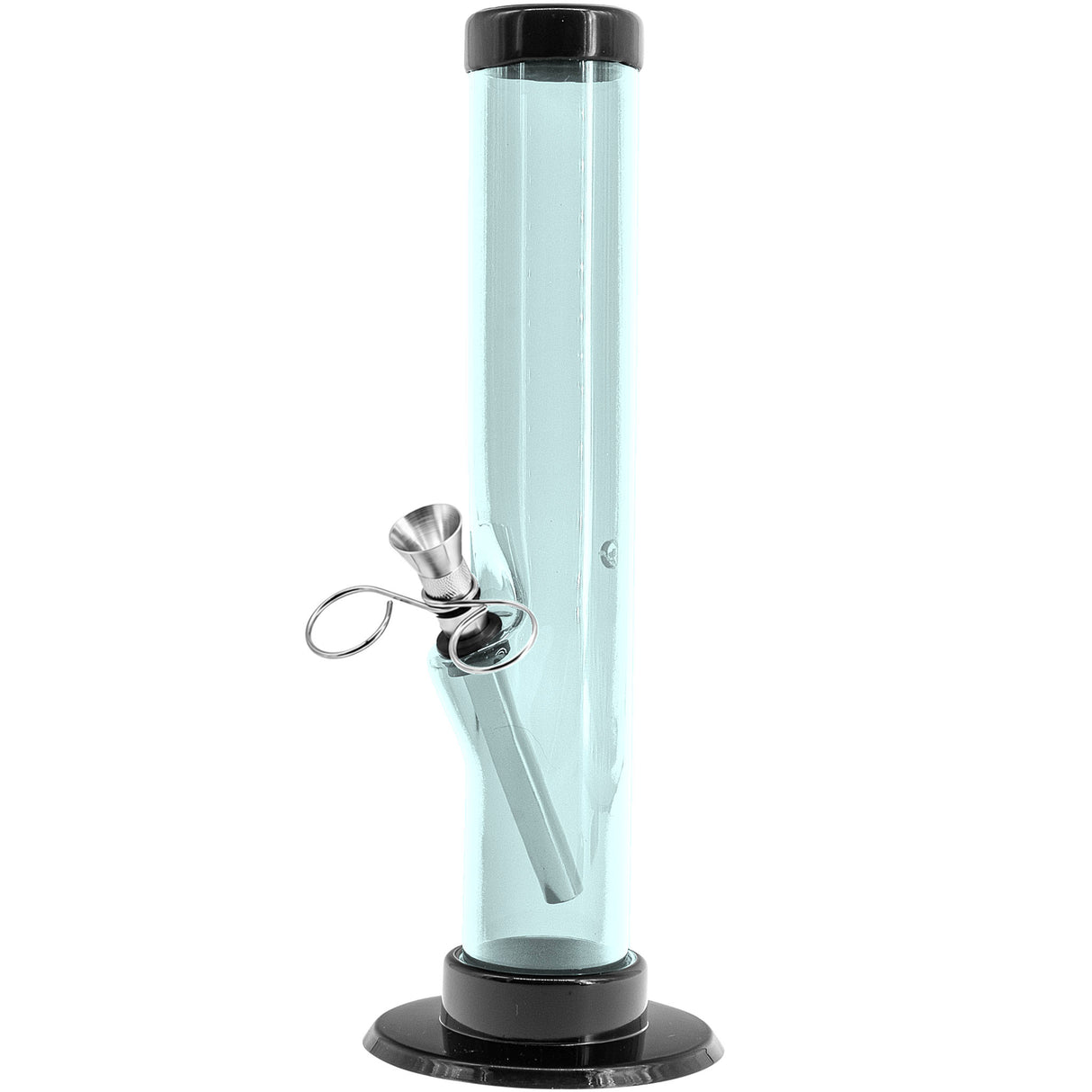 JM Enterprises 6-9-12" Acrylic Straight Tube Bong - 1.5" Tube Diameter - Multiple Colors