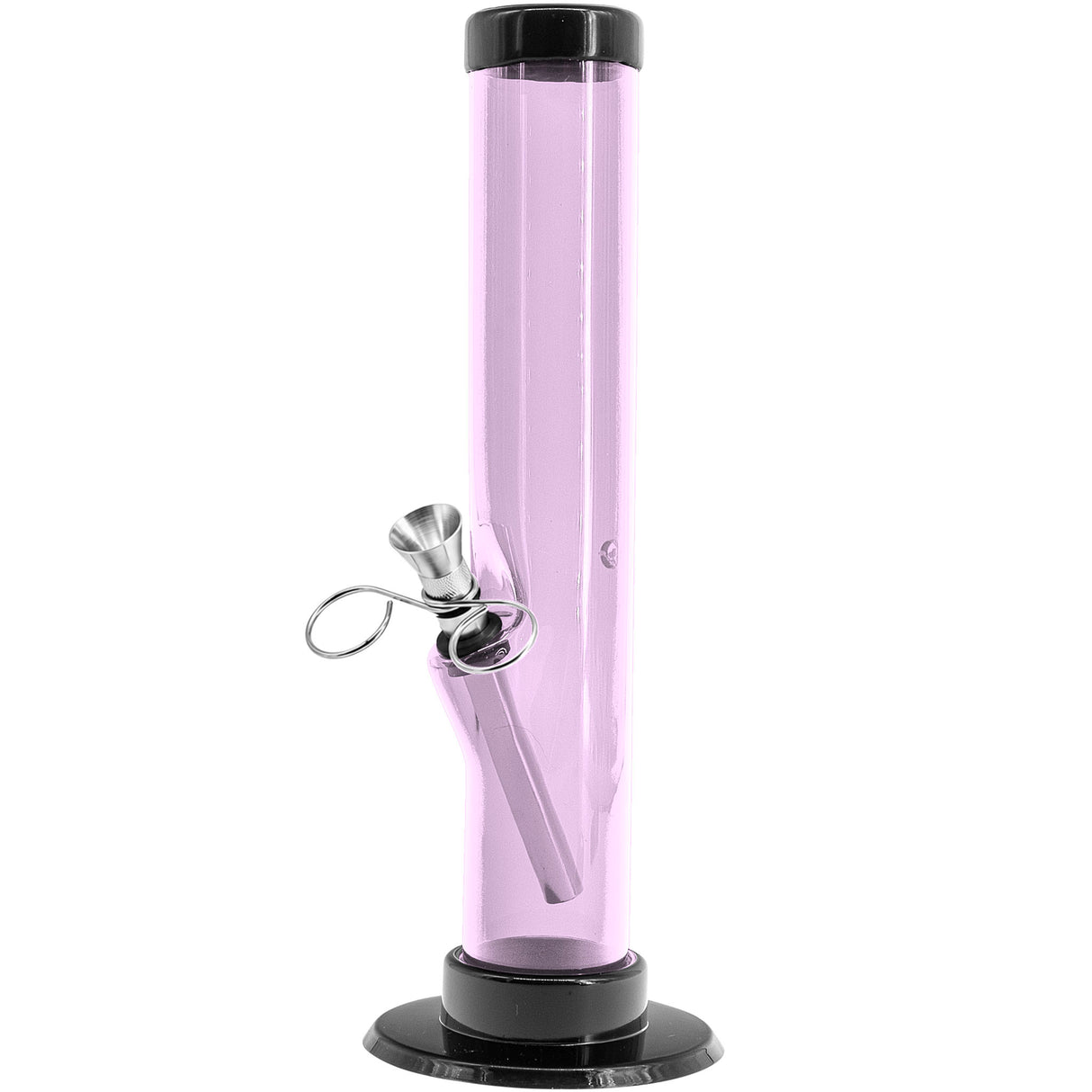 JM Enterprises 6-9-12" Acrylic Straight Tube Bong - 1.5" Tube Diameter - Multiple Colors