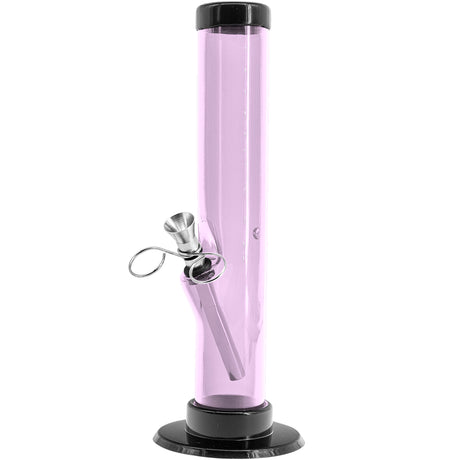 JM Enterprises 6-9-12" Acrylic Straight Tube Bong - 1.5" Tube Diameter - Multiple Colors