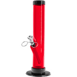 JM Enterprises 6-9-12" Acrylic Straight Tube Bong - 1.5" Tube Diameter - Multiple Colors