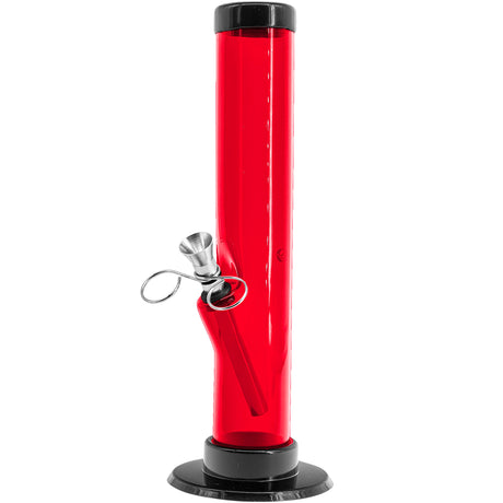 JM Enterprises 6-9-12" Acrylic Straight Tube Bong - 1.5" Tube Diameter - Multiple Colors