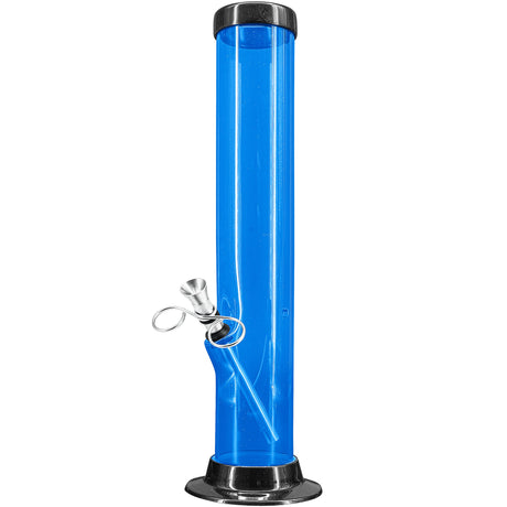 JM Enterprises 6-9-12-15" Acrylic Straight Tube Basic Bong - 2" Tube Diameter - Multiple Colors