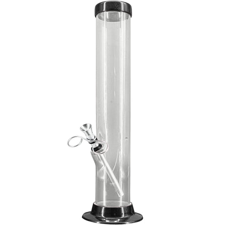 JM Enterprises 6-9-12-15" Acrylic Straight Tube Basic Bong - 2" Tube Diameter - Multiple Colors