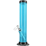 JM Enterprises 6-9-12-15" Acrylic Straight Tube Basic Bong - 2" Tube Diameter - Multiple Colors