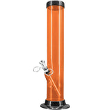 JM Enterprises 6-9-12-15" Acrylic Straight Tube Basic Bong - 2" Tube Diameter - Multiple Colors