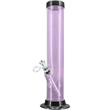 JM Enterprises 6-9-12-15" Acrylic Straight Tube Basic Bong - 2" Tube Diameter - Multiple Colors