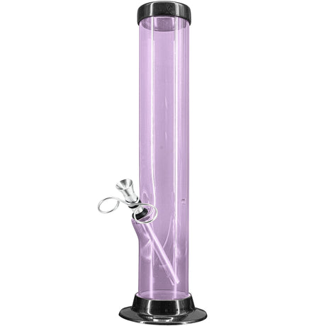 JM Enterprises 6-9-12-15" Acrylic Straight Tube Basic Bong - 2" Tube Diameter - Multiple Colors