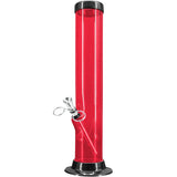 JM Enterprises 6-9-12-15" Acrylic Straight Tube Basic Bong - 2" Tube Diameter - Multiple Colors
