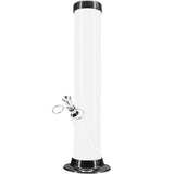 JM Enterprises 6-9-12-15" Acrylic Straight Tube Basic Bong - 2" Tube Diameter - Multiple Colors