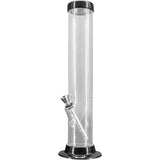 JM Enterprises 6-9-12-15" Acrylic Straight Tube Basic Bong - 2" Tube Diameter - Multiple Colors