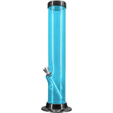 JM Enterprises 6-9-12-15" Acrylic Straight Tube Basic Bong - 2" Tube Diameter - Multiple Colors