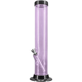 JM Enterprises 6-9-12-15" Acrylic Straight Tube Basic Bong - 2" Tube Diameter - Multiple Colors
