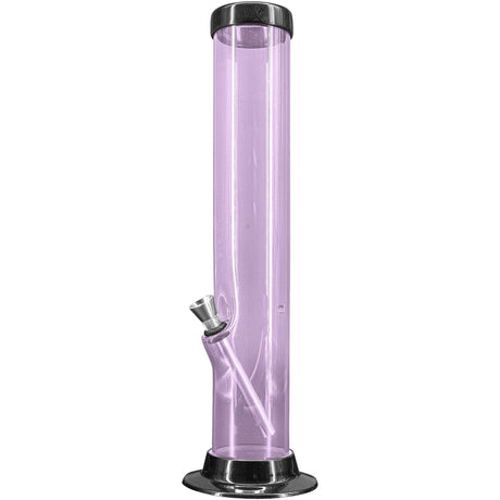 JM Enterprises 6-9-12-15" Acrylic Straight Tube Basic Bong - 2" Tube Diameter - Multiple Colors