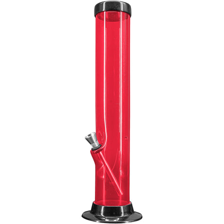 JM Enterprises 6-9-12-15" Acrylic Straight Tube Basic Bong - 2" Tube Diameter - Multiple Colors