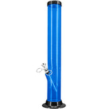 JM Enterprises 6-9-12-15" Acrylic Straight Tube Basic Bong - 2" Tube Diameter - Multiple Colors