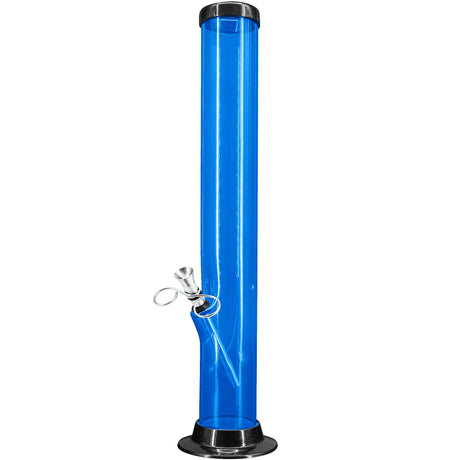 JM Enterprises 6-9-12-15" Acrylic Straight Tube Basic Bong - 2" Tube Diameter - Multiple Colors