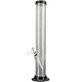 JM Enterprises 6-9-12-15" Acrylic Straight Tube Basic Bong - 2" Tube Diameter - Multiple Colors