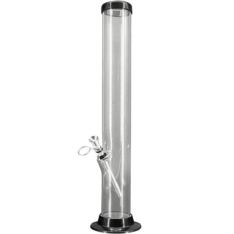 JM Enterprises 6-9-12-15" Acrylic Straight Tube Basic Bong - 2" Tube Diameter - Multiple Colors