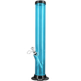 JM Enterprises 6-9-12-15" Acrylic Straight Tube Basic Bong - 2" Tube Diameter - Multiple Colors