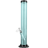 JM Enterprises 6-9-12-15" Acrylic Straight Tube Basic Bong - 2" Tube Diameter - Multiple Colors
