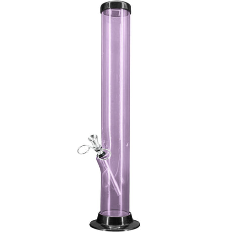 JM Enterprises 6-9-12-15" Acrylic Straight Tube Basic Bong - 2" Tube Diameter - Multiple Colors