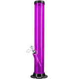 JM Enterprises 6-9-12-15" Acrylic Straight Tube Basic Bong - 2" Tube Diameter - Multiple Colors