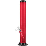 JM Enterprises 6-9-12-15" Acrylic Straight Tube Basic Bong - 2" Tube Diameter - Multiple Colors