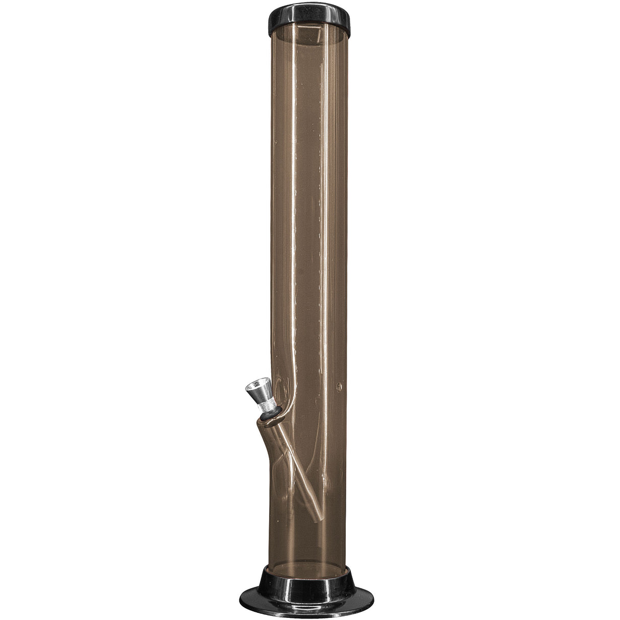 JM Enterprises 6-9-12-15" Acrylic Straight Tube Basic Bong - 2" Tube Diameter - Multiple Colors