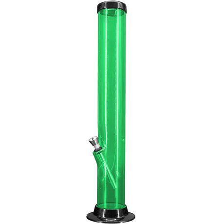 JM Enterprises 6-9-12-15" Acrylic Straight Tube Basic Bong - 2" Tube Diameter - Multiple Colors