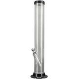 JM Enterprises 6-9-12-15" Acrylic Straight Tube Basic Bong - 2" Tube Diameter - Multiple Colors