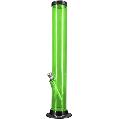 JM Enterprises 6-9-12-15" Acrylic Straight Tube Basic Bong - 2" Tube Diameter - Multiple Colors