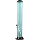 JM Enterprises 6-9-12-15" Acrylic Straight Tube Basic Bong - 2" Tube Diameter - Multiple Colors