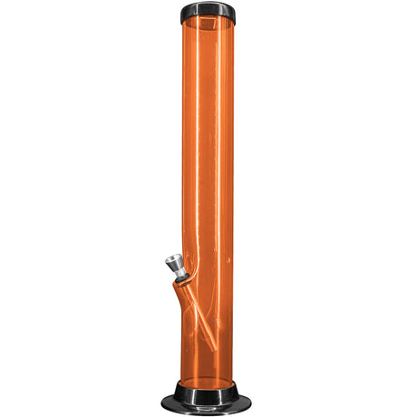 JM Enterprises 6-9-12-15" Acrylic Straight Tube Basic Bong - 2" Tube Diameter - Multiple Colors