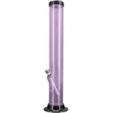 JM Enterprises 6-9-12-15" Acrylic Straight Tube Basic Bong - 2" Tube Diameter - Multiple Colors