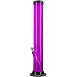 JM Enterprises 6-9-12-15" Acrylic Straight Tube Basic Bong - 2" Tube Diameter - Multiple Colors