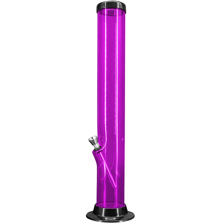 JM Enterprises 6-9-12-15" Acrylic Straight Tube Basic Bong - 2" Tube Diameter - Multiple Colors