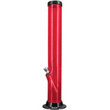 JM Enterprises 6-9-12-15" Acrylic Straight Tube Basic Bong - 2" Tube Diameter - Multiple Colors