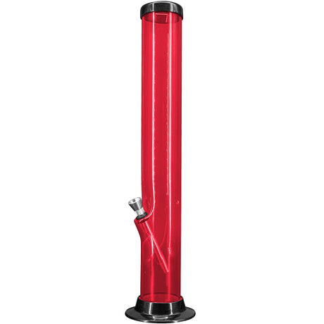 JM Enterprises 6-9-12-15" Acrylic Straight Tube Basic Bong - 2" Tube Diameter - Multiple Colors