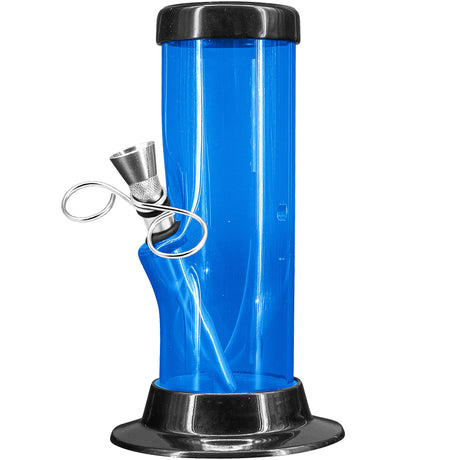 JM Enterprises 6-9-12-15" Acrylic Straight Tube Basic Bong - 2" Tube Diameter - Multiple Colors