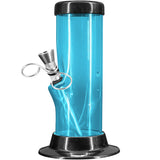 JM Enterprises 6-9-12-15" Acrylic Straight Tube Basic Bong - 2" Tube Diameter - Multiple Colors