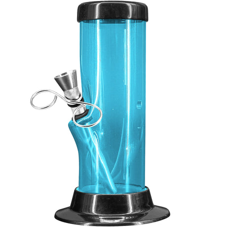 JM Enterprises 6-9-12-15" Acrylic Straight Tube Basic Bong - 2" Tube Diameter - Multiple Colors