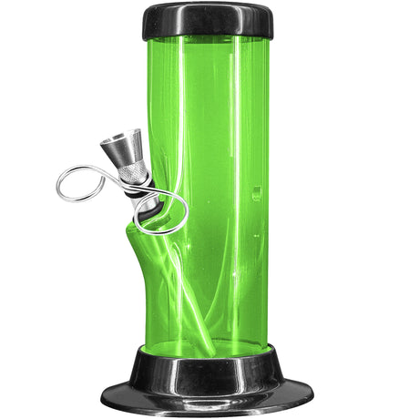 JM Enterprises 6-9-12-15" Acrylic Straight Tube Basic Bong - 2" Tube Diameter - Multiple Colors