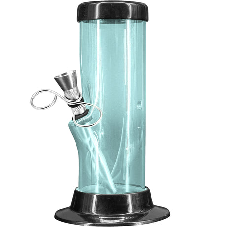 JM Enterprises 6-9-12-15" Acrylic Straight Tube Basic Bong - 2" Tube Diameter - Multiple Colors