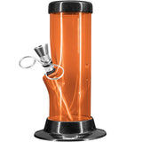 JM Enterprises 6-9-12-15" Acrylic Straight Tube Basic Bong - 2" Tube Diameter - Multiple Colors