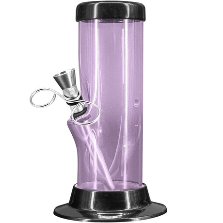 JM Enterprises 6-9-12-15" Acrylic Straight Tube Basic Bong - 2" Tube Diameter - Multiple Colors
