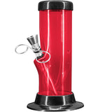 JM Enterprises 6-9-12-15" Acrylic Straight Tube Basic Bong - 2" Tube Diameter - Multiple Colors