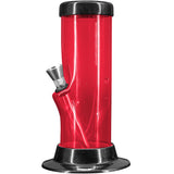JM Enterprises 6-9-12-15" Acrylic Straight Tube Basic Bong - 2" Tube Diameter - Multiple Colors